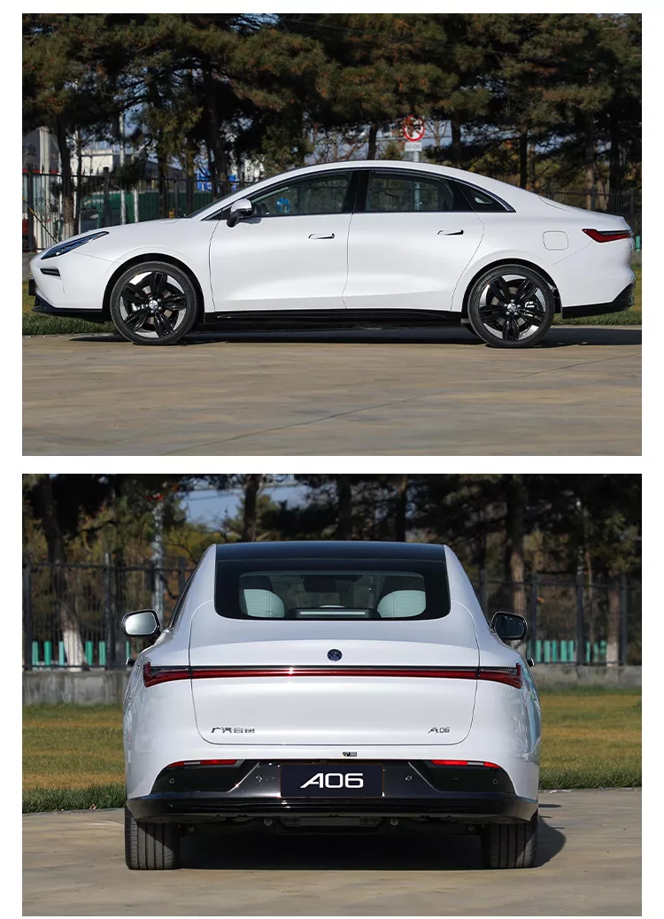 Affordable Stock HYCAN A06 EV Car with 0.5 Hour Fast Charging Time and Lithium Battery