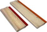 Wooden squeegee for screen printing