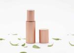 Cylinder Rose Gold 3.5g Lipstick Tube Aluminum Magnetic Cosmetic Container