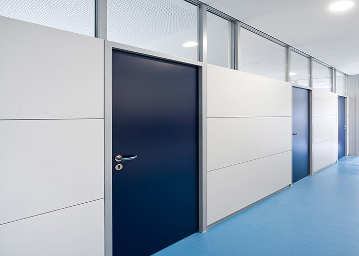 20ft 40ft Indoor Steel Plate Hanging Board Solid Partition Wall With Profile Customized Color