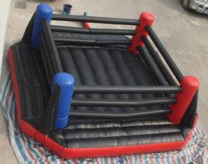 Quality Black Inflatable Amusement Park Gladiator Duel Ring , Inflatable Sport Games wholesale