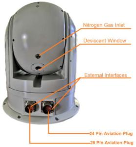 Quality High Accuracy Compact Size Ship-Borne EO/IR Surveillance System (EOSS) 640×512 wholesale