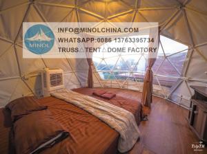 Quality 5m Igloo Glass Heat Proof Alu Geodesic Dome Tents Pvc Cover wholesale
