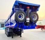 3/4 Axle Air Suspension Rear Tipping Dump Semi-trailer