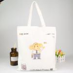 Eco Reusable Canvas Shopping Bags Printed Organic Folding Cotton Tote Bags