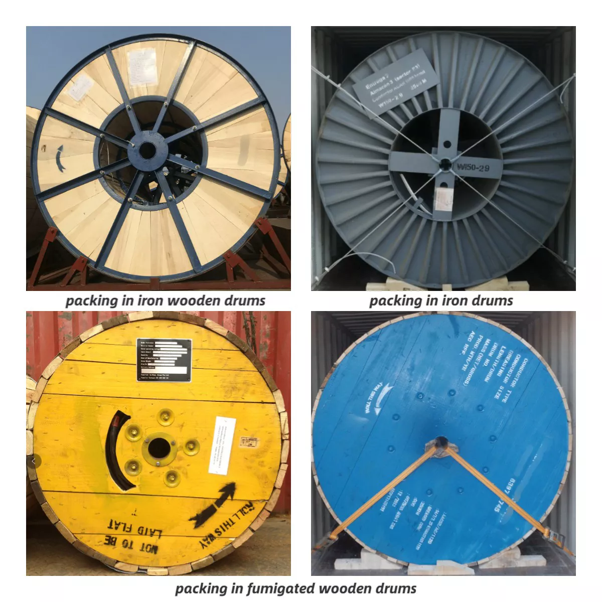 BS/ASTM/DIN/IEC Standard 500/65 Bare Aluminum Conductor Steel Wire Reinforced ACSR Overhead Cable