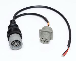 Quality Deutsch 6 Pin J1708 Female to J1708 Male and Open End Y Adapter Cable wholesale