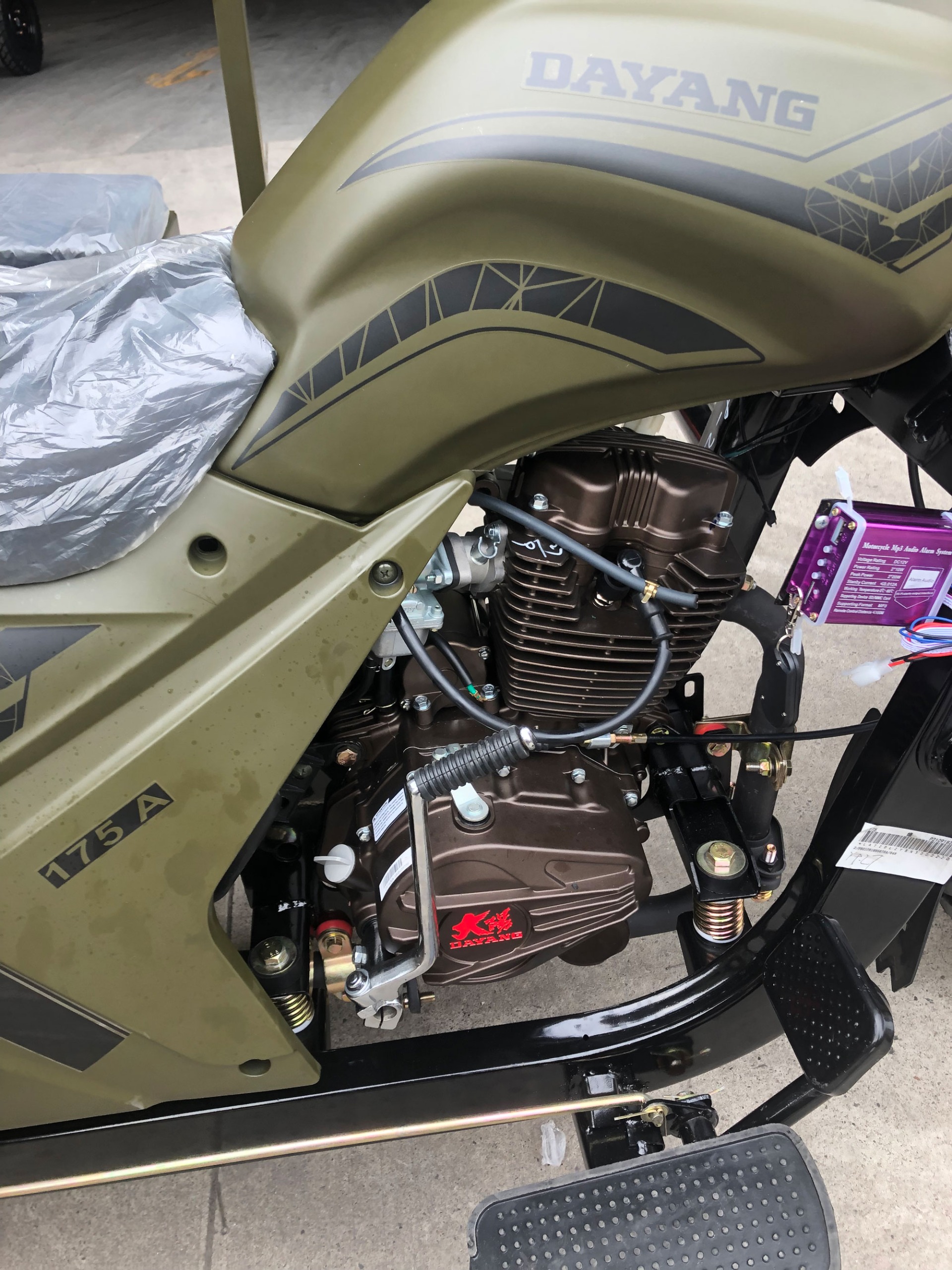 Three Wheel Motorcycle Scooter Trike Petrol Type Motorcycle 1000W Motor for 1 Passenger