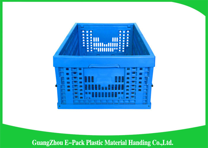 Food Grade Folding Plastic Crates Environmental Protection 600*400*320mm