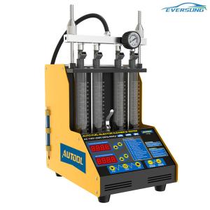 Quality Original Car Fuel Injector Tester 1000ml Motorcycle Fuel Injector Cleaner 4 Cylinder 70W wholesale