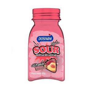 Quality Peach Sour Mints Custom Mints Natural Flavors wholesale