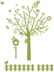 Quality Cool Modern Tree Wall Flower Stickers G040 / Decal Wall Stickers wholesale