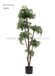 Lifelike Artificial Fern Tree , Artificial House Plants Iron Wire Delightful