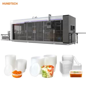 Quality 600mm Width Plastic Bowl Making Machine Disposable Thermoforming PLC wholesale