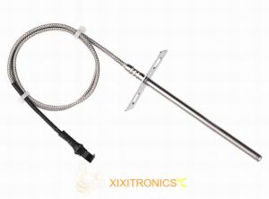 Quality 4 Wire High Temperature Flanged RTD PT1000 Probe For Electric Oven wholesale