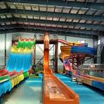 ISO9001 Outdoor Amusement Park Water Slide With Long Working Life