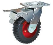 Quality Heavy Duty Cast Iron Rubber Castors 8 Inch wholesale