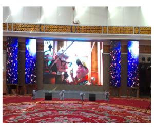 Quality High Performance P6 Indoor LED Video Wall 3500cd/sqm Brightness Rental Design wholesale