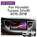 128G Hyundai Ix35 Sat Nav Head Unit Apple Carplay Single Din 8 Inch