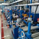 ERW Steel Pipe Forming Machine Welded Tube Manufacturing Line 76.2-165 x 6mm