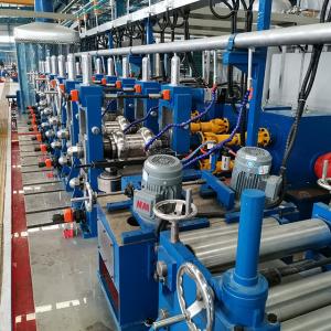 Quality ERW Steel Pipe Forming Machine Welded Tube Manufacturing Line 76.2-165 x 6mm wholesale