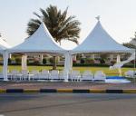 outdoor reception party stretch luxury event wedding advertising gazebo pagoda
