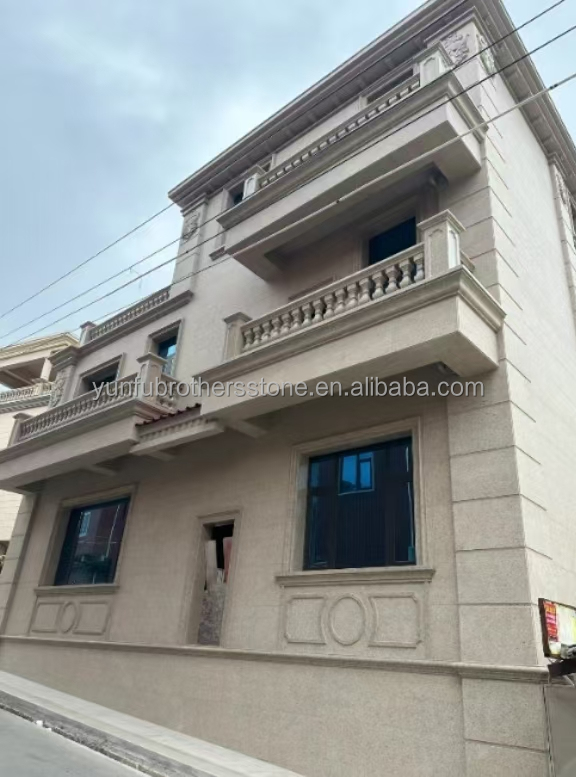 Flamed Chinese Modern Granite Material Muretto Stone for Villa Building Wall Cladding