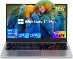 N100 3.4Ghz Traditional Laptop Computers 15.6" IPS FHD Aluminum Body Windows11