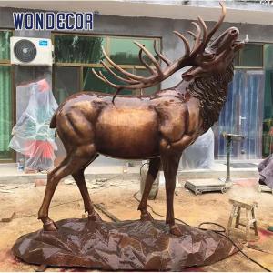 Quality Wild Animal Custom Bronze Sculpture WONDERS Bronze Statue Patina wholesale