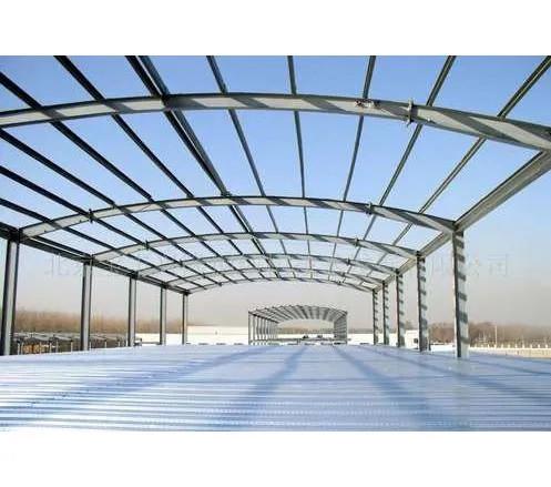 Cheap Grid Prefabricated Metal Warehouse Buildings Large Span ISO9001 for sale