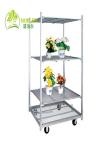 Dutch Trolley Danish Trolley Shelves Flower Wagon Electro Galvanized