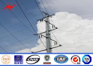 Quality Tapered Electrical Steel Power Transmission Poles With Cross Arms wholesale