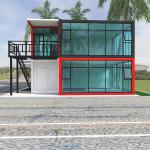 Detachable Small Trailer Homes Prefab Toilet Container House with and Customized