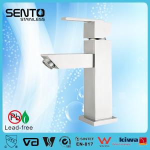 Quality Stainless steel deck mount single hole basin faucet wholesale