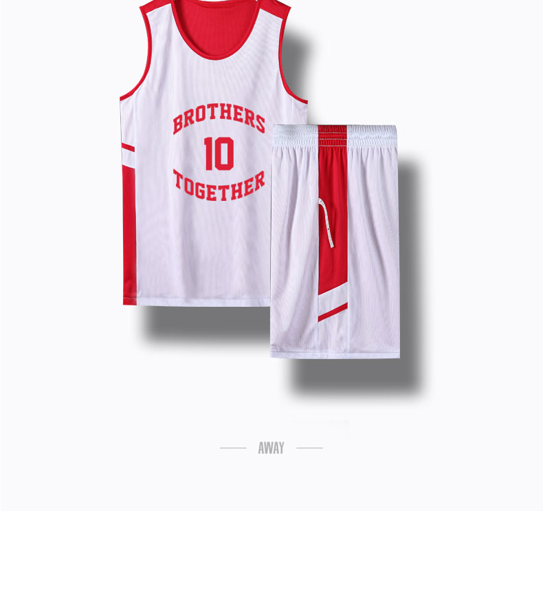 Polyester Material Uniforms Quick-drying Youth blank set logo adding customize Basketball Uniforms basketball jersey