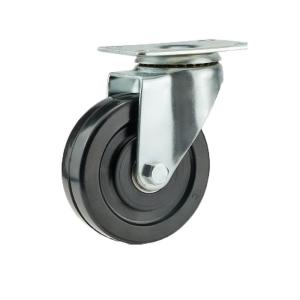 Quality 3inch/4inch/5inch Stopper Stem Casters Plastic Industrial Caster Wheel with Brake wholesale