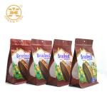 Pistachos Bolsa 1kg Ziplockk Dried Food Packaging Bags Flat Bottom Pouch