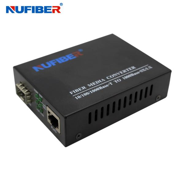 Gigabit SFP Slot Optic Media Converter 10/100/1000M SFP to UTP Ethernet