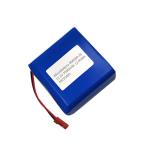 Square 3500mAh 11.1 V Medical Lithium Battery Pack Rechargeable