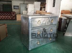 Quality classical old style antique aluminium storage cabinet furniture wholesale