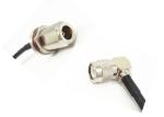 RF Cable Assemblies N Female to TNC Male Right Angle RF Coaxial Connector LMR195