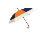 Customized Wooden Hook Handle Umbrella , Long Stick Umbrella Wooden Curved