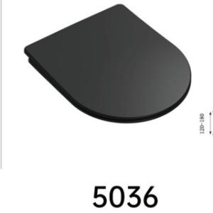 Quality Bathroom Functional Modern Toilet Seat Lid Anti Slip Matt Black wholesale