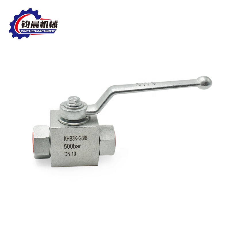Ball Valve KHB 3-Way Shut-Off Ball Valve Made Of Carbon Steel For Gas / Water / Oil