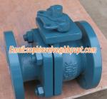 10K 2-PC cast iron flanged ball valve