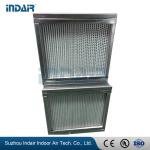 99.95% Efficiency Terminal HEPA Filter , Deep Pleated Air Filter For Clean Room