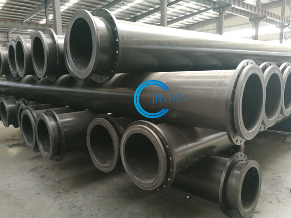 Ultra Tough Flange Connected UHMWPE Slurry Pipe For Dredging