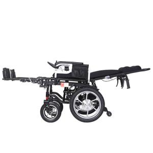 Quality Medical Lightweight Big Wheel Wheelchair Folding Potable Elderly Disabled Electric Wheelchair wholesale