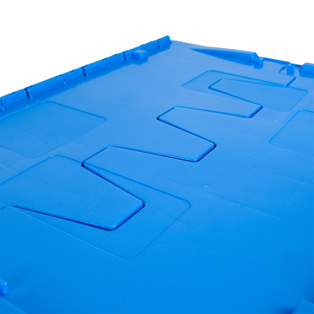 Warehouse Distribution Container Stackable Plastic Moving Crate with Customized Color