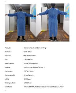 Quality Disposable Surgical gowns--SMS-Non Woven --LEVEL 2 wholesale